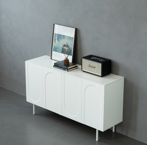 Fiberboard 4-door Cabinet