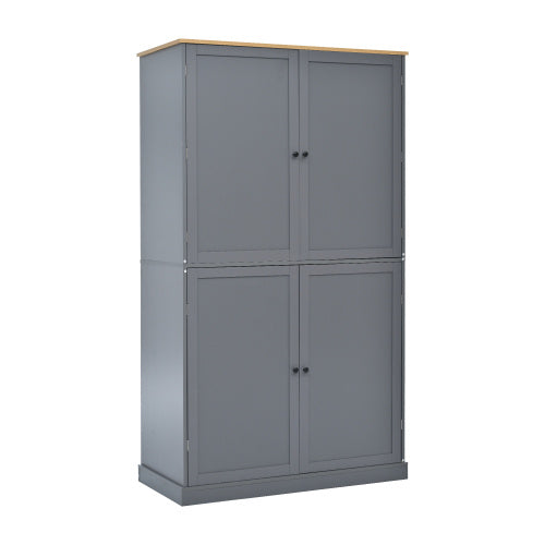 40.2x20x71.3 Inches Tall Freestanding Kitchen Pantry Large Cabinet Storage Cabinet Unavailable Platforms- Welfel