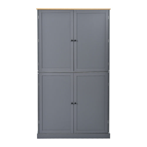40.2x20x71.3 Inches Tall Freestanding Kitchen Pantry Large Cabinet Storage Cabinet Unavailable Platforms- Welfel