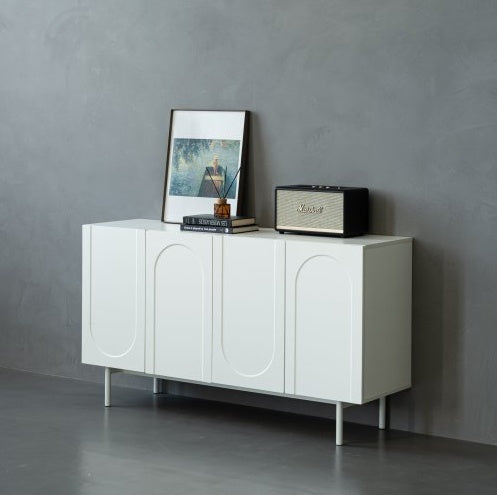 Fiberboard 4-door Cabinet