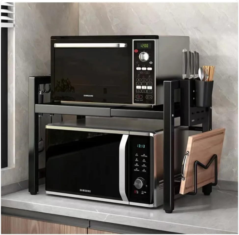 Retractable Microwave Oven Shelf